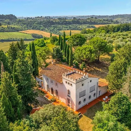 Villa Elegant Tuscan Castle Pool And Tennis Court San Miniato