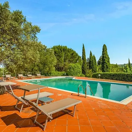 Elegant Tuscan Castle Pool And Tennis Court Villa